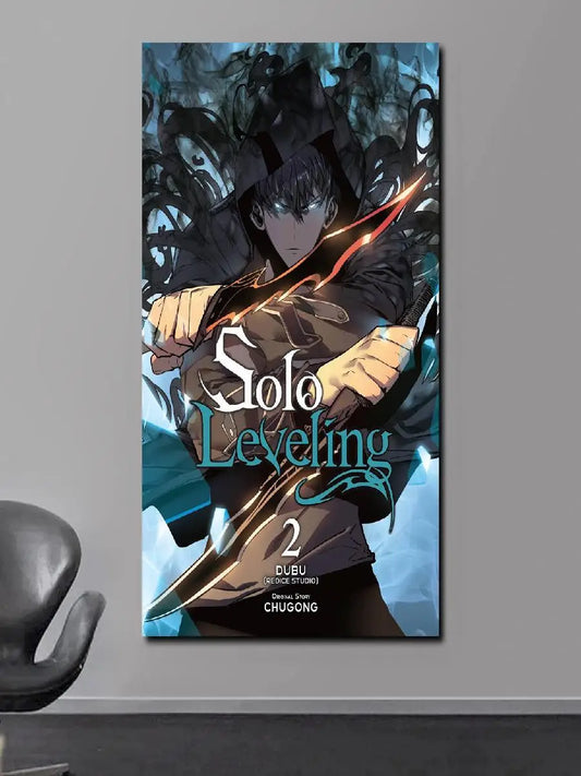 Solo Leveling Manga Jin Woo Anime Poster  HD Print Canvas Wall Art for Bedroom Office Sports Room Decor  Ideal Gift